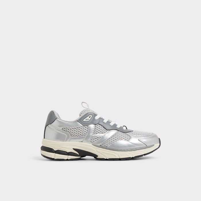 Zapatillas planas en plata - PILLOWSNKR-L