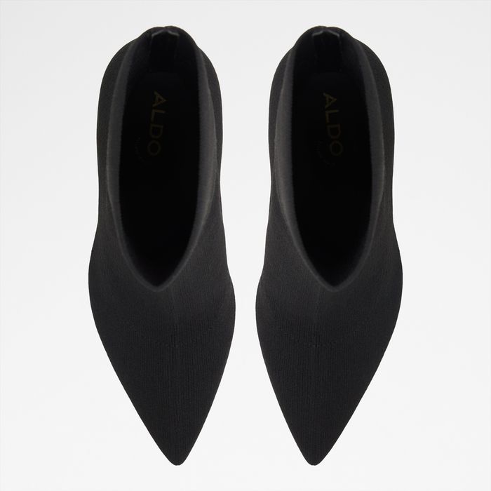 Botines en negro, tacón bloque - PLUMTREE