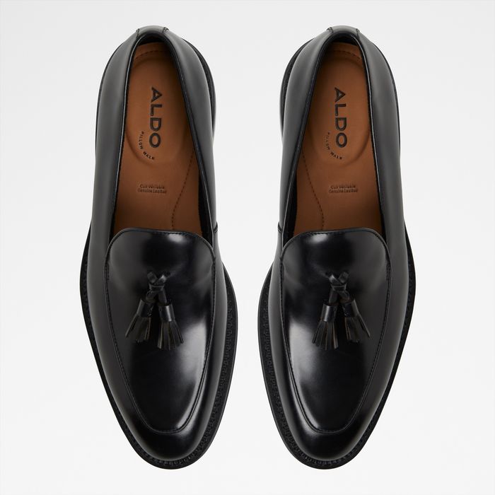 Mocasines en piel negro - PORTOS