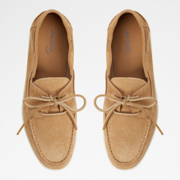 Sapatos de vela em pele bege - PORTWIND