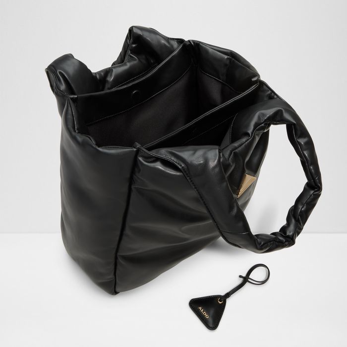 Bolso de hombro en negro - PPUFFCARRYY