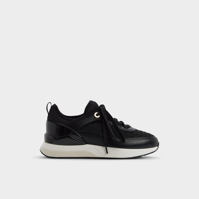 Zapatillas planas en negro - QUILTYN