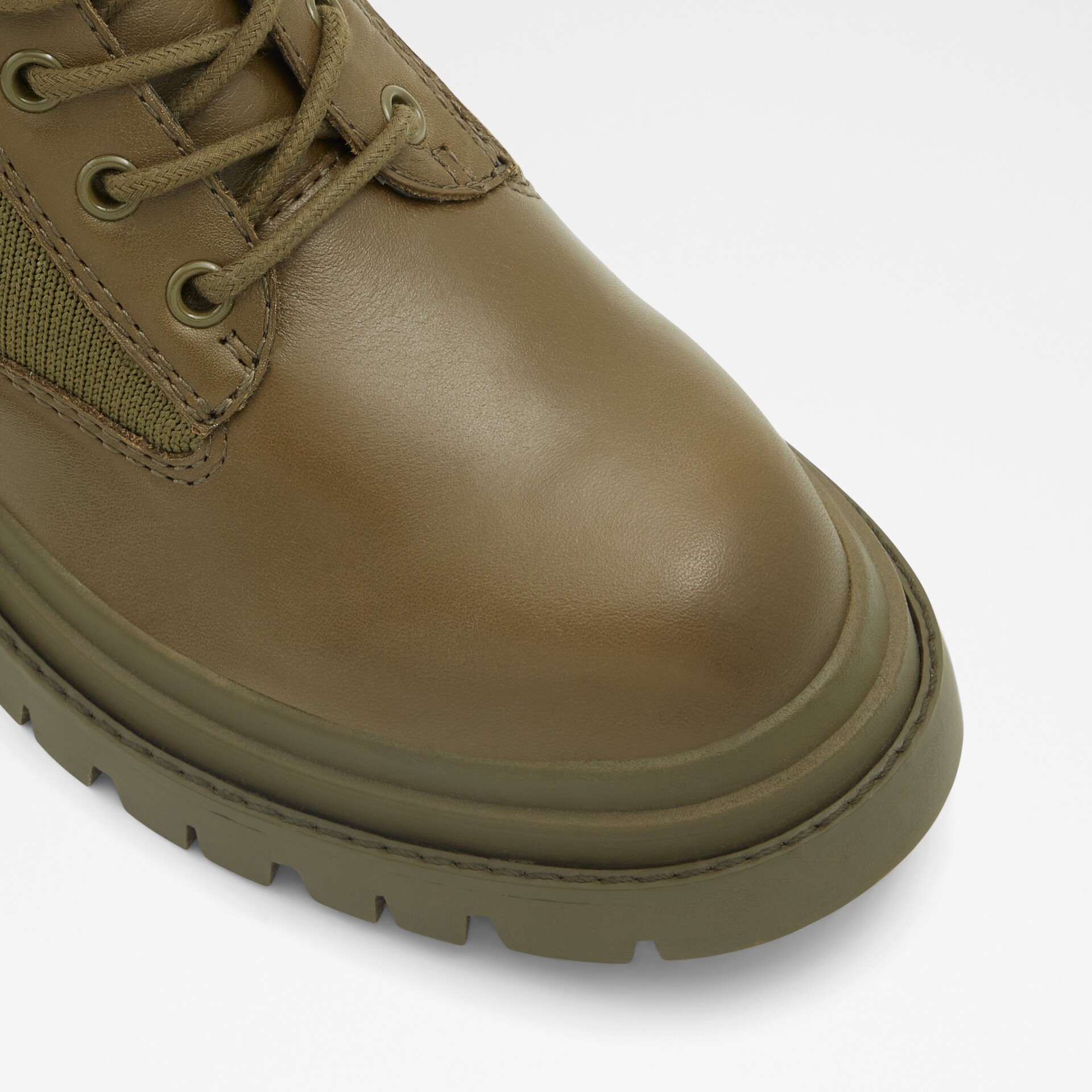 Botines para mujer en piel en verde militar REFLOW | ALDO Shoes España