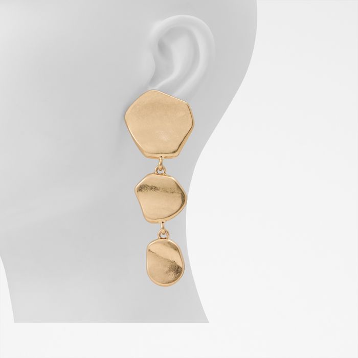 Pendientes largos en oro - RHEYA