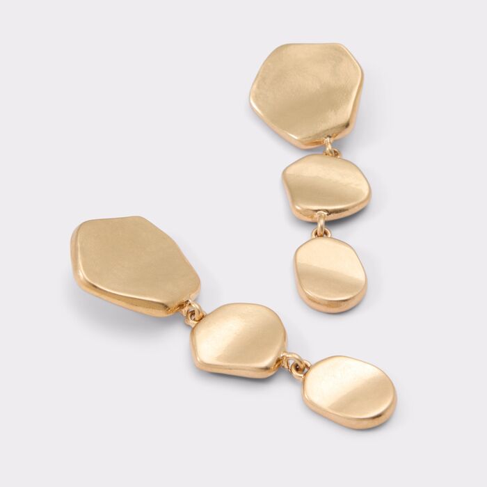 Pendientes largos en oro - RHEYA