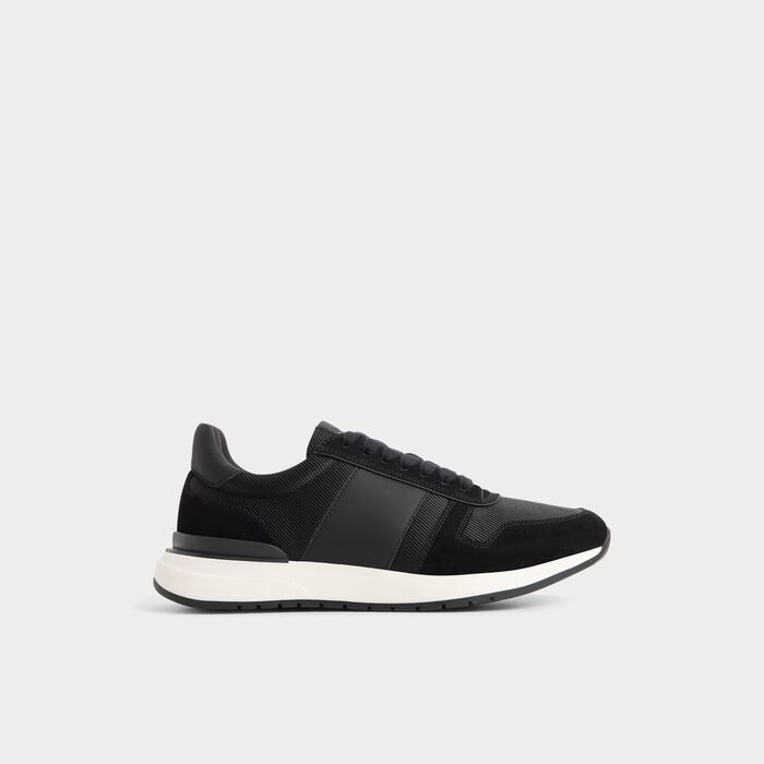 Zapatillas en piel negro - ROBBEN
