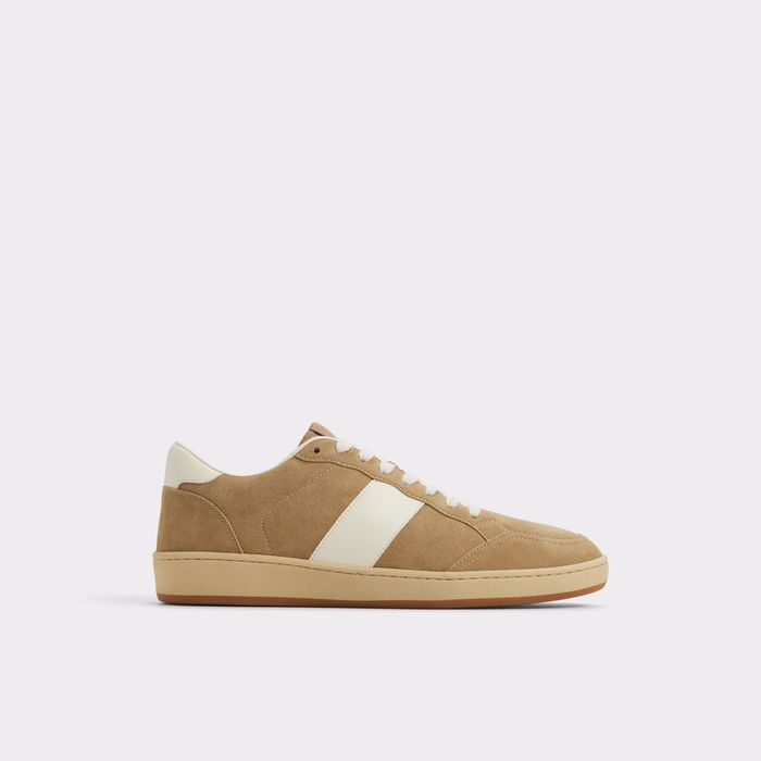 Zapatillas en piel beige - ROSCOE