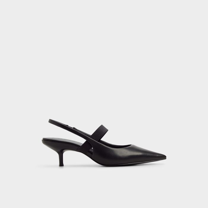 Sapatos em preto, salto fino - SABINNA