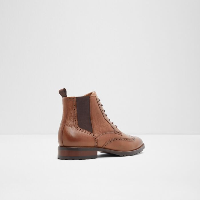 Botas em pele cognac - SALINGER