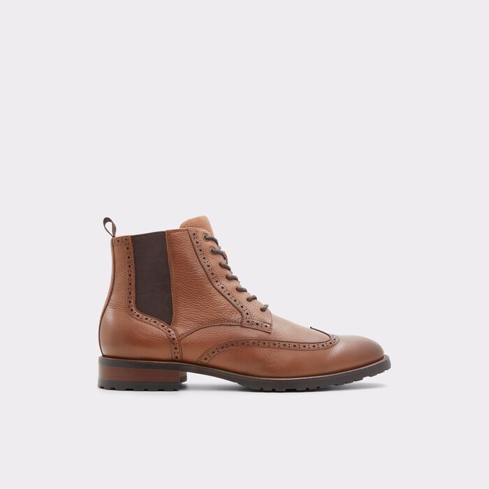 Botas em pele cognac - SALINGER