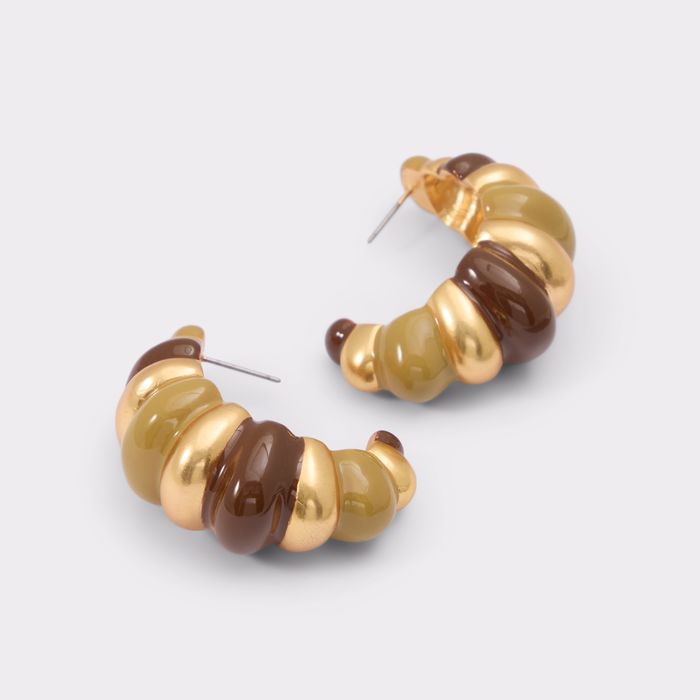 Pendientes largos en oro - SAMARRA