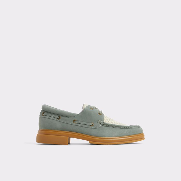 Sapatos de vela em pele azul - SEAEXPLORER