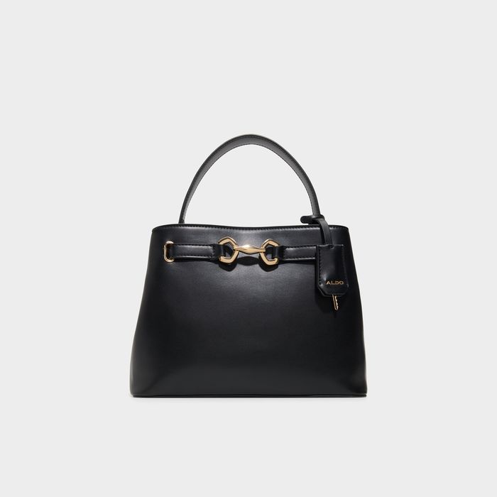 Bolso de mano en negro - SELENIA