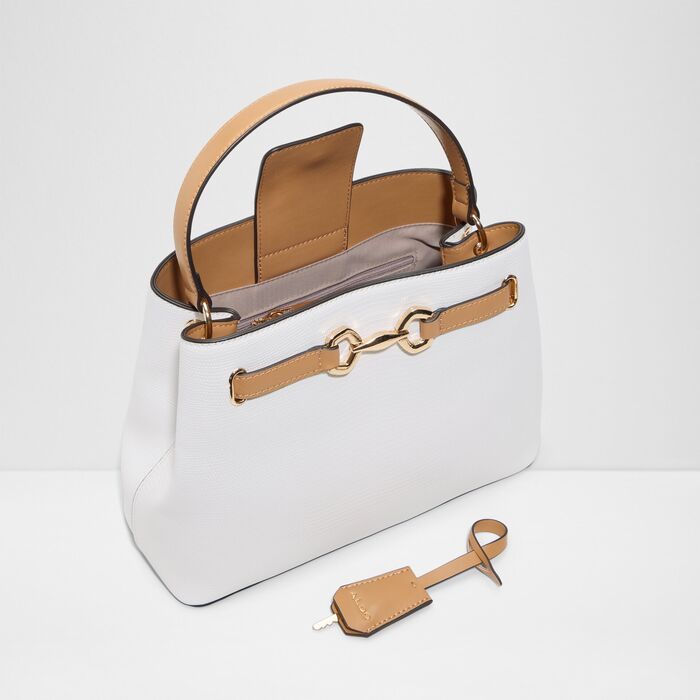 Bolso de mano en blanco - SELENIA