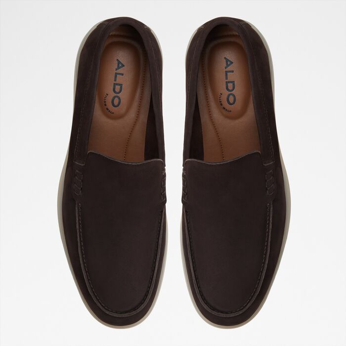Mocasines en piel marrón - SHAYN