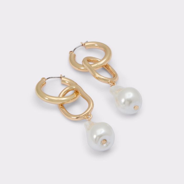 Pendientes largos en oro - SLOANNE