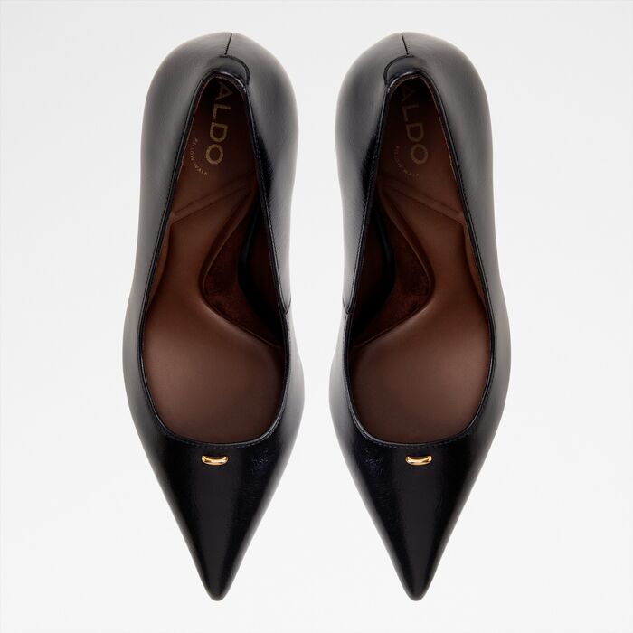 Sapatos em preto, salto fino - SOMAYA