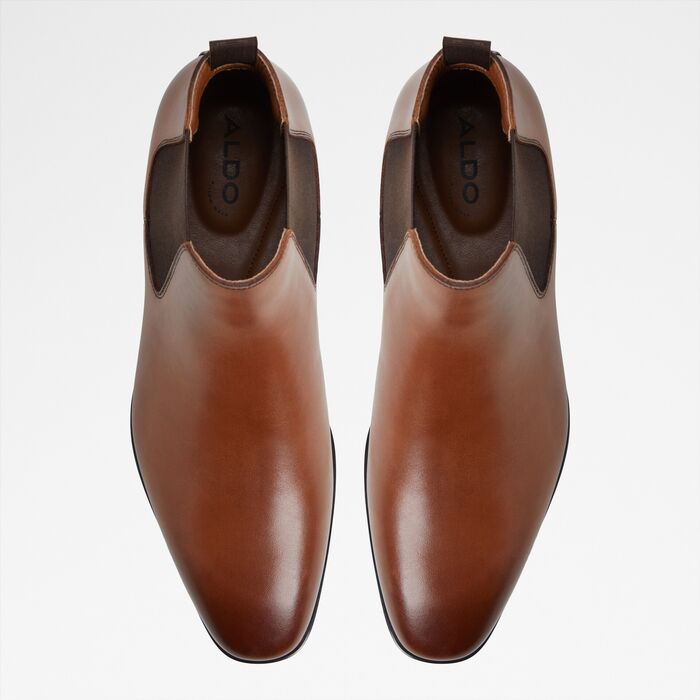 Botas em pele cognac - SOSA