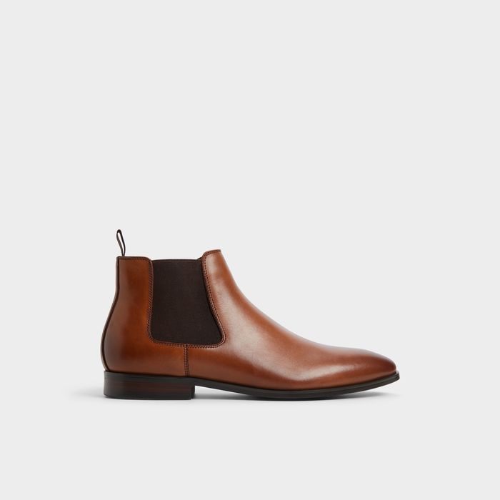 Botas em pele cognac - SOSA