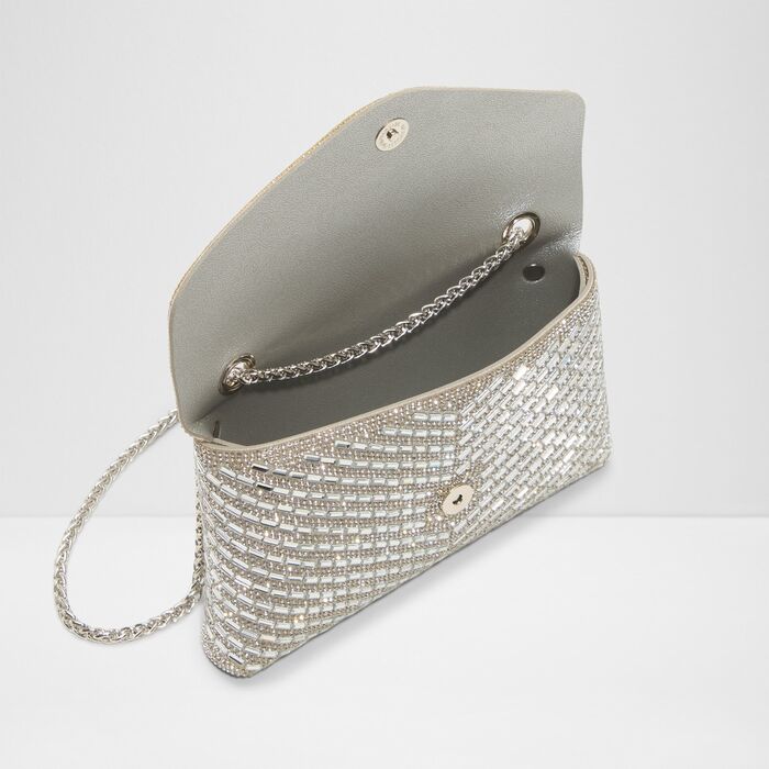 Mala de tiracolo em prateado - SPARKLEBAG