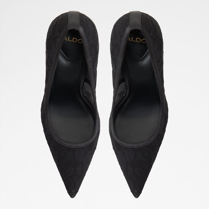 Zapatos de salón en negro, tacón de aguja - STARRLA