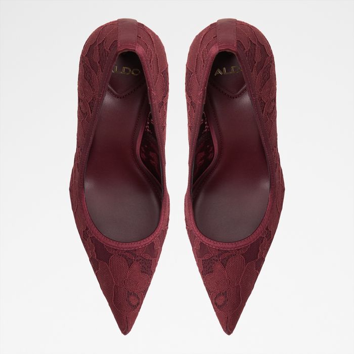 Zapatos de salón en burdeos, tacón de aguja - STARRLA