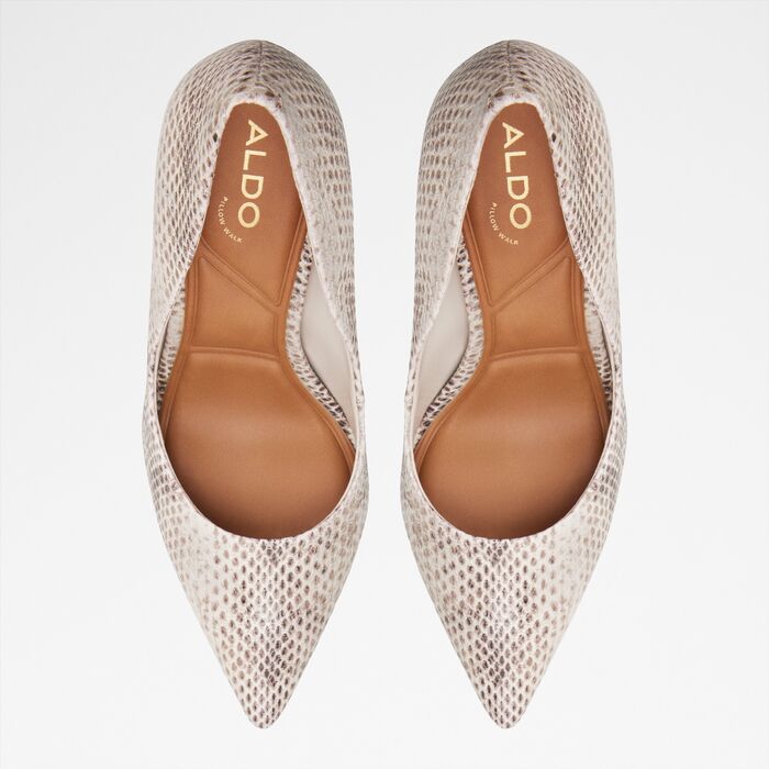 Zapatos de salón en beige, tacón de aguja - STESSY2.0