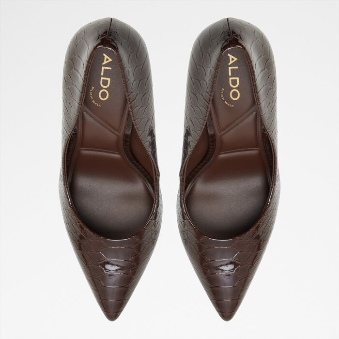 Sapatos em castanho, salto fino - STESSY2.0