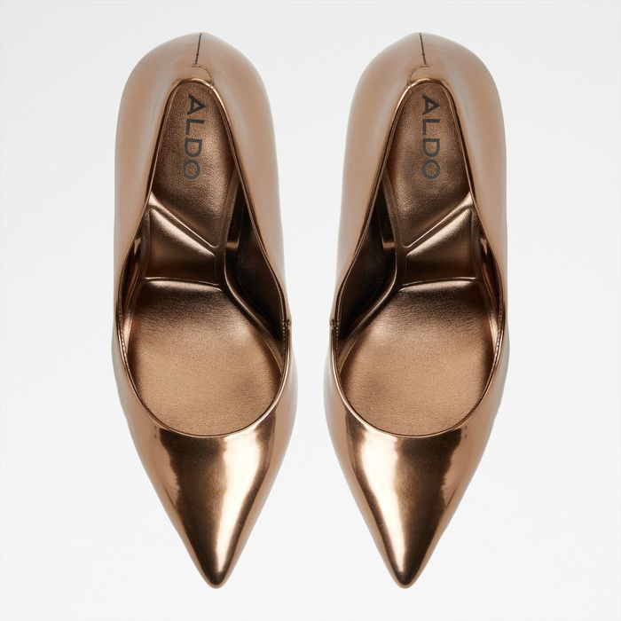 Zapatos de salón en cobre, tacón de aguja - STESSY2.0