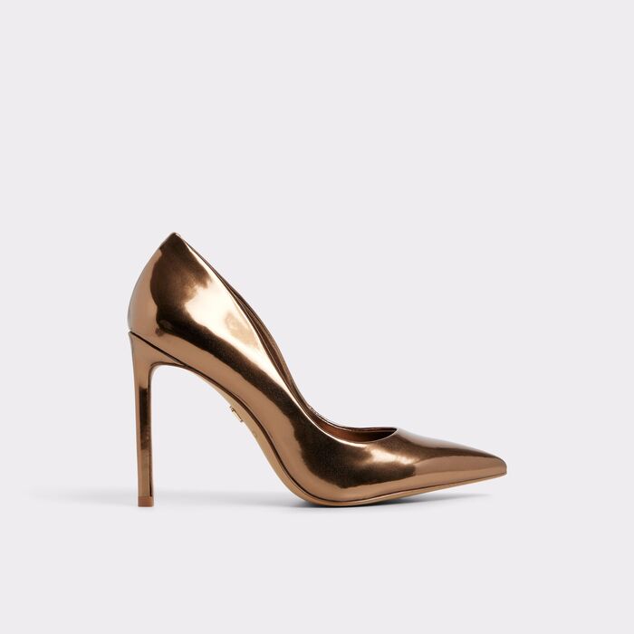 Zapatos de salón en cobre, tacón de aguja - STESSY2.0
