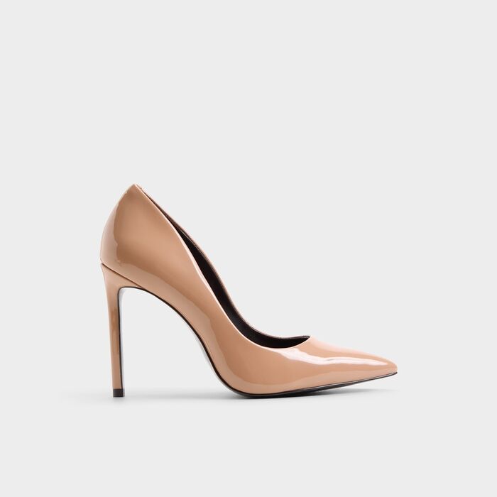 Sapatos em verniz rosa, salto fino - STESSY2.0