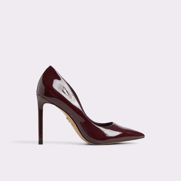 Sapatos em verniz bordô, salto fino - STESSY2.0