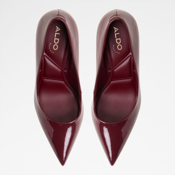 Sapatos em verniz bordô, salto fino - STESSY3.0