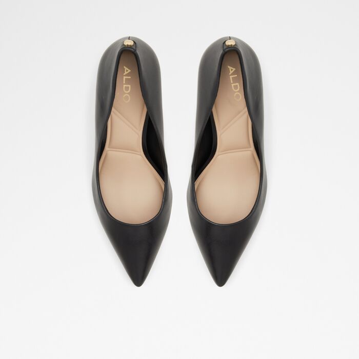 Zapatos de salón ALDO para mujer, en piel, en negro, con tacón de aguja y con puntera afilada STESSYLOW001001043