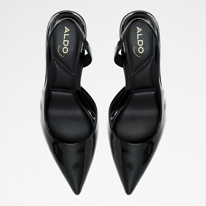Sapatos em preto, salto fino - STESSYLOWSLING
