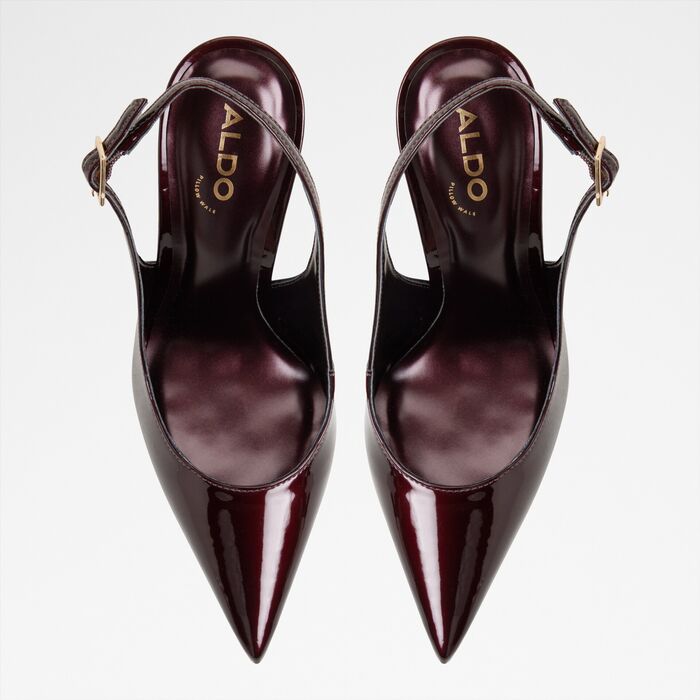 Sapatos em verniz bordô, salto fino - STESSYSLING