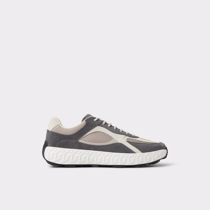 Zapatillas en piel gris - STRYKER