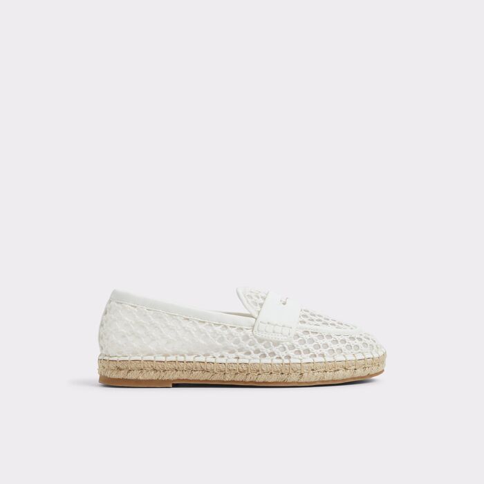 Alpargatas planas en blanco - SUMMERCRUSH