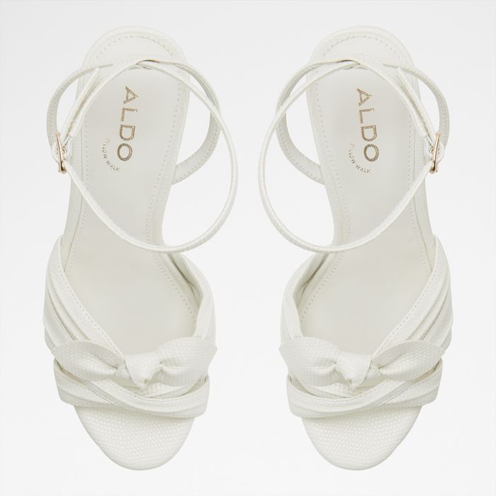 Sandalias de cuña en blanco - TAINAH