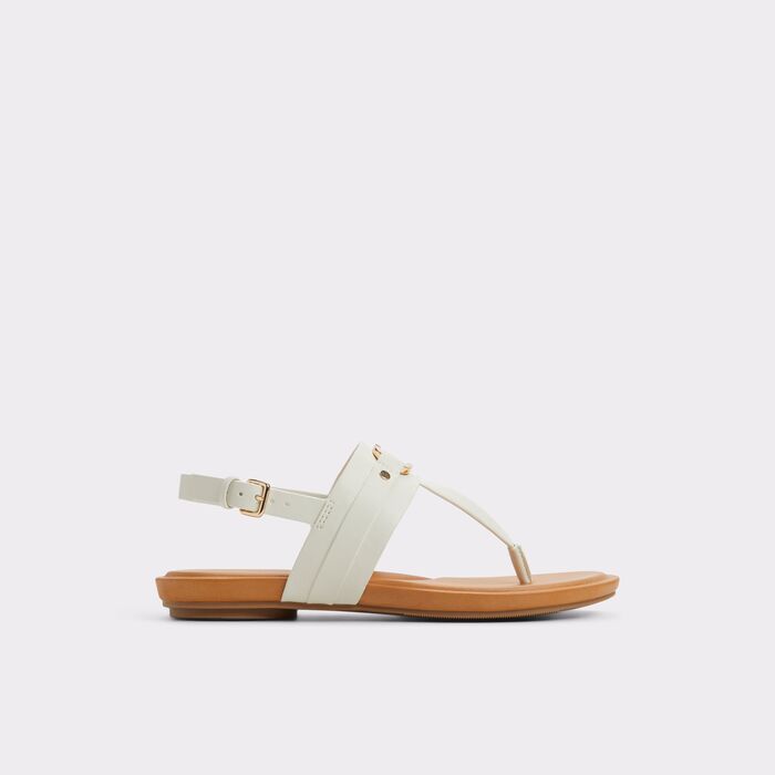 Sandalias planas en blanco - TAYLEN