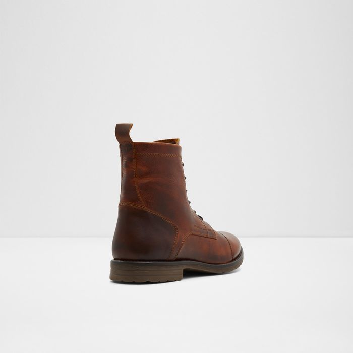 Botas em pele cognac - THEOPHILIS