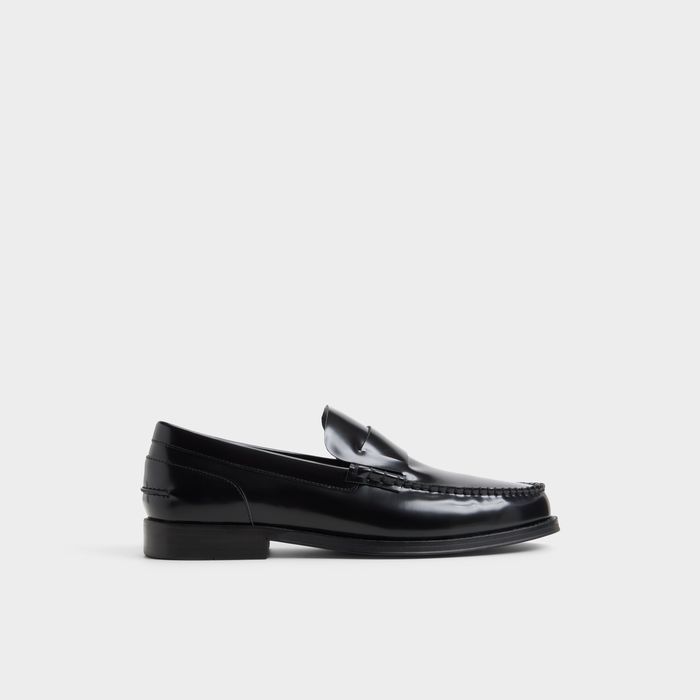 Mocassins em pele preto - TIDES