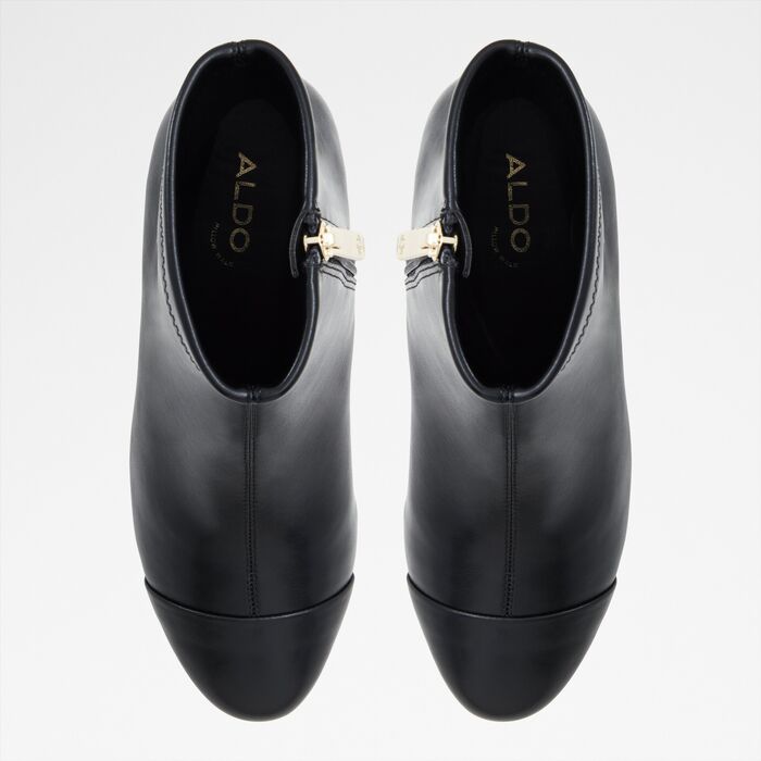 Botines en negro, tacón bloque - TIFFY