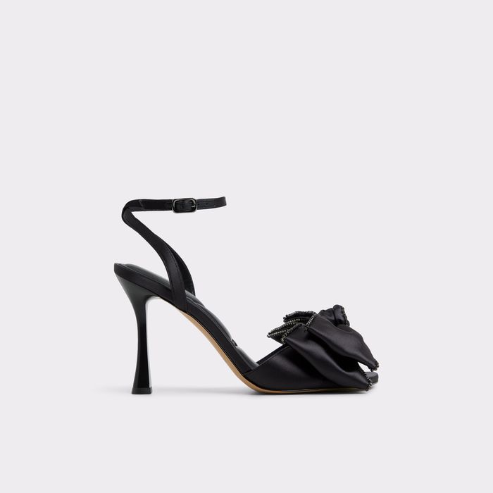 Sandalias en negro, tacón de aguja - TINSEL