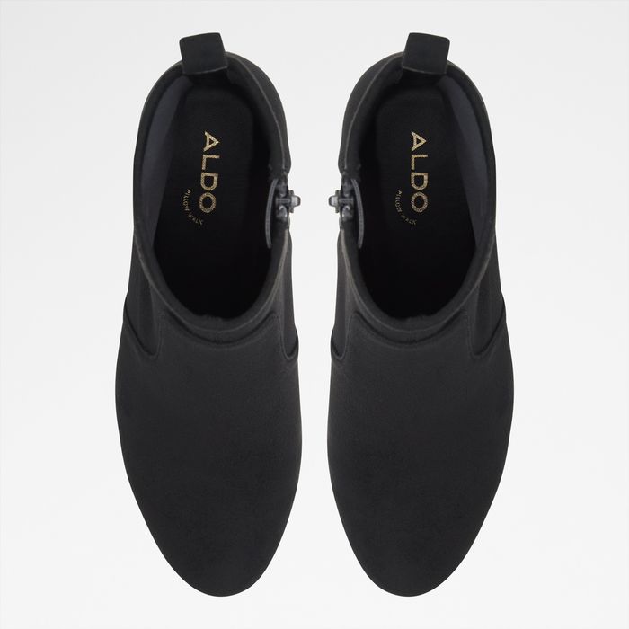 Botines en negro, tacón bloque - TIRGUS