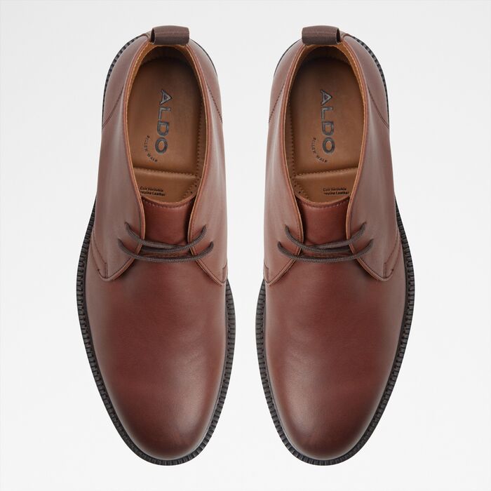 Botas em pele cognac - TOMASI