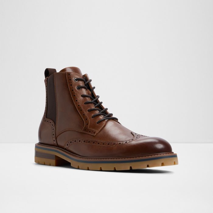 Botas em pele cognac - TONEY