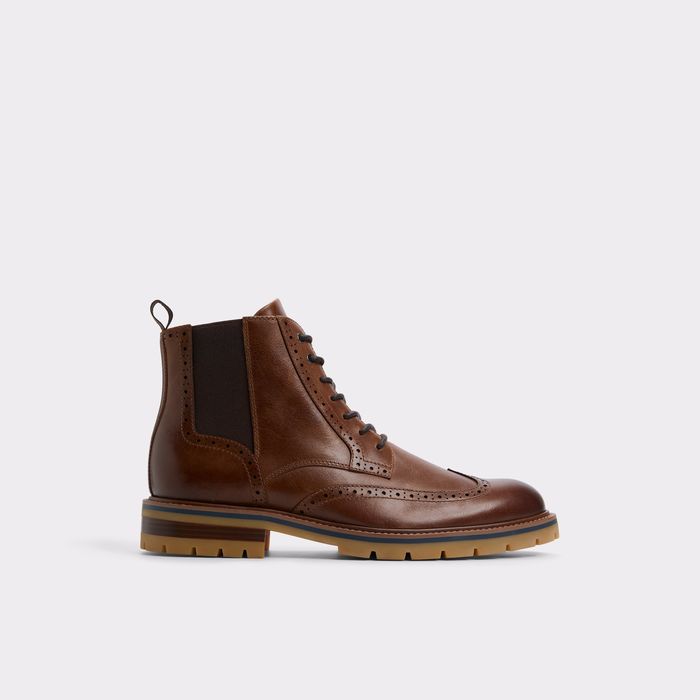 Botas em pele cognac - TONEY