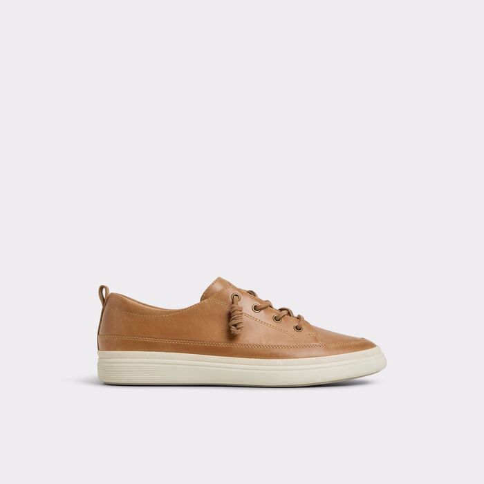 Sapatos casuais em pele cognac - TRISTIN