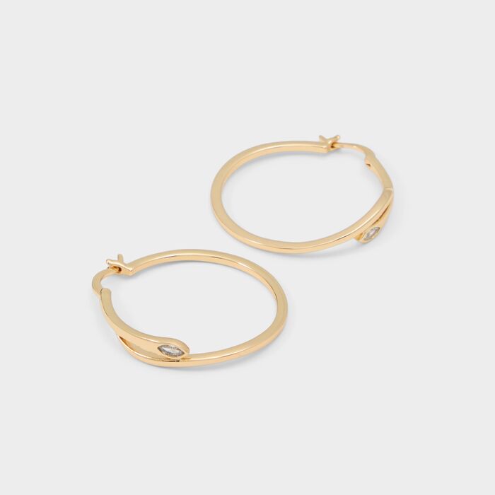 Argolas em dourado - TRIXEN